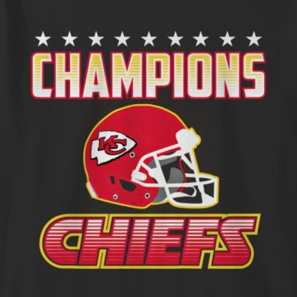 Kansas City Chiefs Champion Super Bowl Football Fan Shirt 26 - Picture 2 of 5